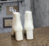 Journee Collection Womens Comfort Foam Haylinn Booties HAYLINN White 6M