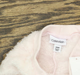 Calvin Klein Baby Girls Sherpa Fuzzy Pull On Pants Pink 6-9 Months