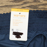 Warner's Women's No Pinching Hi Cut Briefs 5109J Deep Teal Blue S