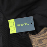 Tek Gear Women's Long Mixed Media Jacket WT33A206RS Black XL