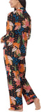 Room Service Womens 2-Piece Shawl Collar Pajama Set 1730042