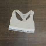 Calvin Klein Womens Modern Cotton Unlined Wireless Bralette F3785 Brown XS