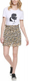 Karl Lagerfeld Paris Womens Chiffon Floral A-Line Skirt L2BN6337