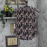 LC Lauren Conrad Lined Tie Front Flutter Sleeve Blouse Shirt See Measurements