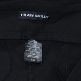 Hilary Radley Women Mid-Rise Stretch Pull-On Ankle Pant 1753633 Black L