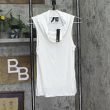 Ultra Flirt Juniors Sleeveless Cowl-Neck Knit Top White S