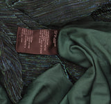 Betsy & Adam Womens Crinkled Halter Gown Green 6P