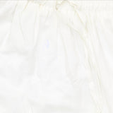 Seta Apparel Womens Element Pleated Mini Skirt White 2XS