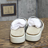 Ecco Women's Corksphere Thong Slide Sandal 271803 Alusilver Gray 10M-10.5M