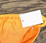 Solid & Striped The Ellery Swim Bikini Bottom Daffodil / Coral Ombre Orange XS