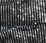 Calvin Klein Womens Sequin Embellished Velvet Shift Dress Black / Silver 14