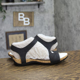 Bearpaw Solana Cork Strappy Sandals 1009137191 Black 9M