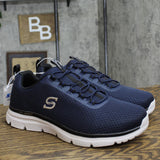 S Sport By Skechers Mens Pull On Low Top Wilmer Sneakers Navy Blue 11.5W