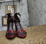 Madden Girl Womens Beela Heeled Sandal Red 8M