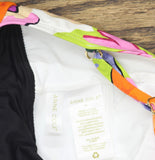 Anne Cole Swim Dress With Skirted Bottom One Piece Mod Tropical White Multi 14