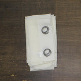 Regal Home Solid Grommet Top Sheer Single Curtain Panel Ivory Off White 50x95