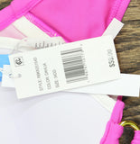 Bleu By Rod Beattie Key Item Shirred Underwire Bikini Swim Top Dahlia Pink 34DD