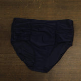 Raisins Curve Tummy-Control Ruched Bikini Bottom P840061 Navy Blue 24W