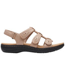 Clarks Womens Laurieann Vine Strappy Sport Sandals 26171269 Beige Brown 6.5M