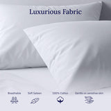 California Design Den Thread Count King Pillow Cases Cream Ivory Off White King