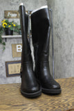 A New Day Womens Hattie Boots Faux Leather Knee High 94637545 Black 8M