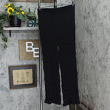 Curations Womens Knit Stretch Gauze Pants 166385b3094675 Black M