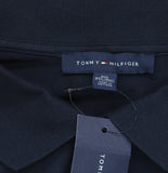 Tommy Hilfiger Womens Classic Collar Short Sleeve Polo Shirt Navy Blue 0X