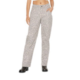 Wild Fable Womens Mid-Rise 90s Relaxed Straight Pants 91905655 Brown Leopard L