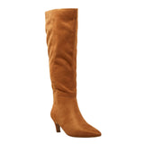 Universal Thread Tall Dress Boots with Memory Foam Insole Chestnut Brown 7.5M