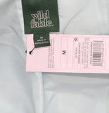 Wild Fable Womens Fuzzy Short Faux Fur Jacket 94774786 Dewdrop Aqua Blue M