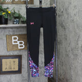 Under Armour Baselayer UA ColdGear French Terry Cozy Leggings Black Multi L