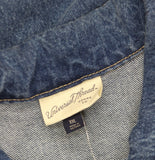 Universal Thread Womens Relaxed Bomber Denim Jacket Trucker Medium Wash Blue 2XL