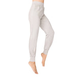 A New Day Neoprene High Waist Joggers Elastic Waistband Pockets Heather Gray M