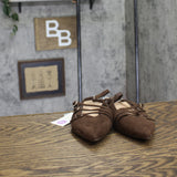 A New Day Womens Twiggy Multi Buckle Mini Heel Flats 94303756 Brown 6.5M