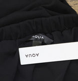 Aqua Womens Woven Balloon Pull On Pants IPO81200 Black L