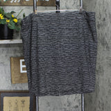 Lane Bryant Womens Plus Size Textured Unlined Midi Skirt Black Multi 26