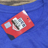 United States Soccer Federation  USA Short Sleeve Slogan T-Shirt Blue XL