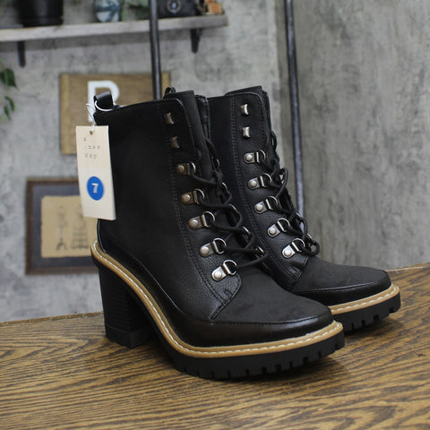A New Day Womens Tessa Winter Boots 88375336 Black 7M