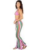 Hurley Juniors Crocheted Cover-Up Beach Pants Hurley Orchid Purple Multi S