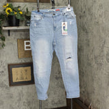 Celebrity Pink Womens Trendy Plus Size Cuffed Girlfriend Jeans CX23789BR6