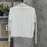 Wilfred Womens Rolled Mock Neck Pullover Long Sleeve Sweater Stone Brown S