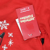 Jammies For Your Families Kids Doodle Santa Pajama Top & Bottom Set EH33P999RP