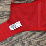 Wacoal Plus Size Retro Chic Full Figure Underwire Bra Barbados Cherry Red 36G