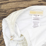 Michael Michael Kors Womens String Tie Bikini Bottom MM92314 White XS