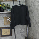 All In Motion Womens Airy Sleek Crewneck Sweatshirt 90603759 Black XL