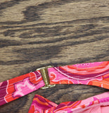 Lauren Ralph Lauren Tie-Front Halter Bikini Top Provence Paisley Pink Multi 12