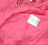 Miken Juniors Tiered Dress Swim Cover Up I9672P544 Hot Pink Lurex Stripe XS