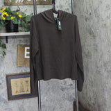 Wild Fable Slim Fit Long Sleeve Pullover Hoodie 94673248 Brown 3X