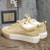 Circus By Sam Edelman Womens Skyla Lace-Up Sneakers Shoes H8557F4 Tan Brown 7.5M