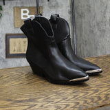 Universal Thread Womens Henley Ankle Western Boots 88375060 Black 7M
